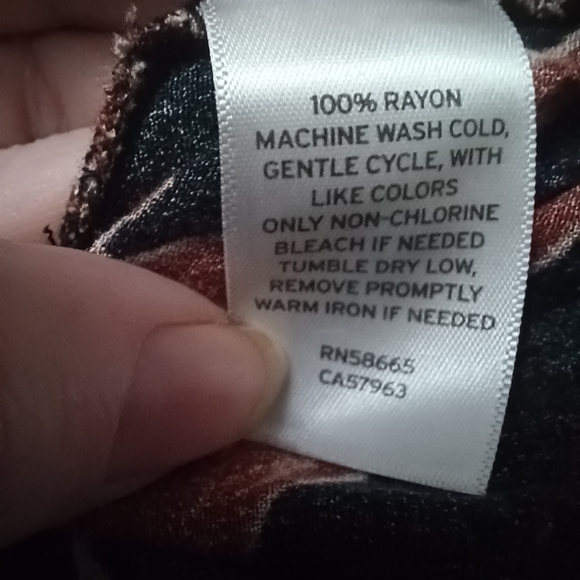 NWT BP Nordstrom Brown Burnout Tiger Stripe VNeck Crop Top Faux Wrap  Sm… - Picture 8 of 13